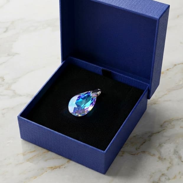 💎 [Authentic] 스와로브스키 빈티지 오로라 펜던트