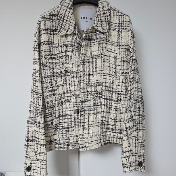 [새상품] 솔리드옴므 트위드 자켓 48