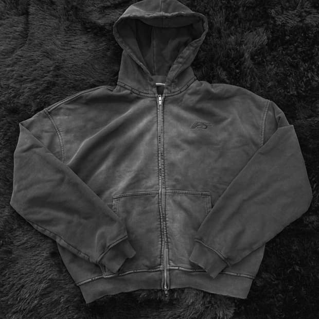 포스센스티브 후드집업 블랙 0사이즈