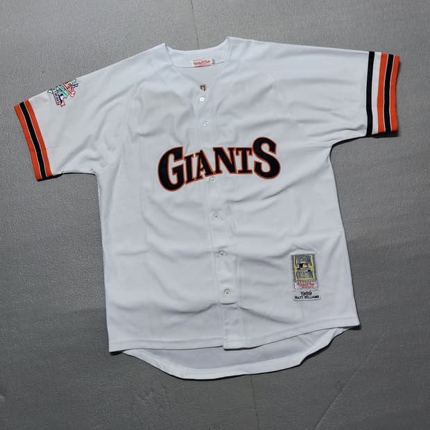 미첼앤네스 샌프란시스코 자어언츠 맷 윌리엄스 어센틱 유니폼