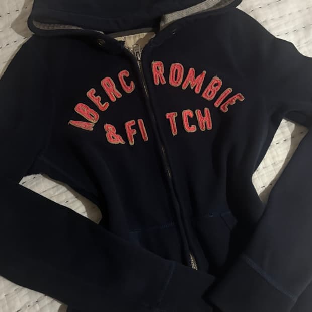 대장급 아베크롬비 네이비 핑크 후드집업 판매