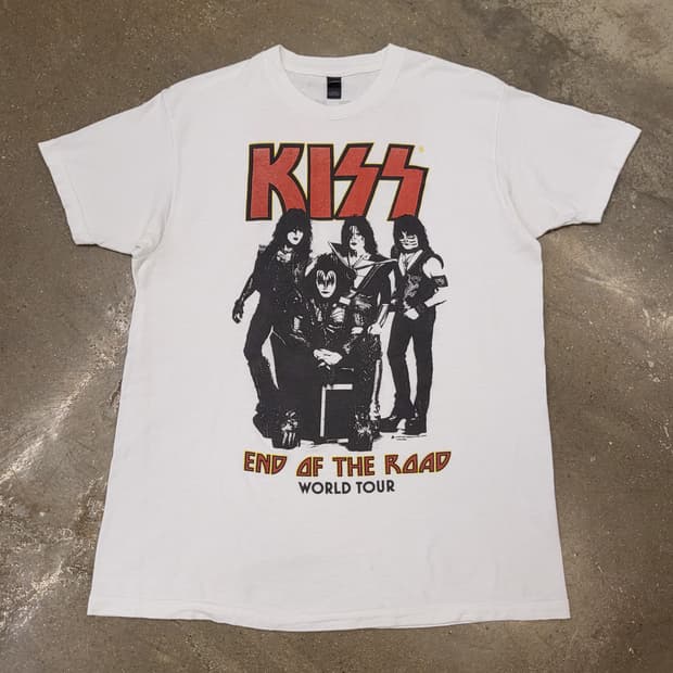 미국빈티지 KISS 투어 밴드티 반팔티 락티셔츠