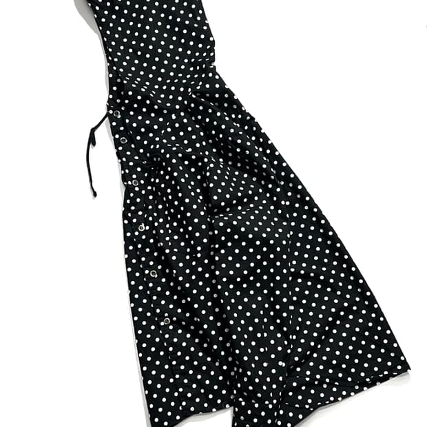 Comme Des Garcons Black Dot Hooded Shirt