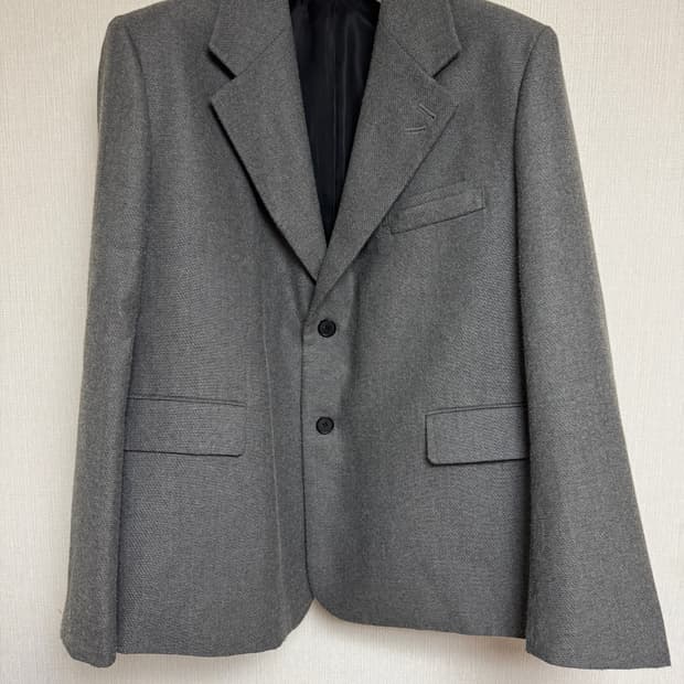 Stu 울100 블레이저 그레이 L