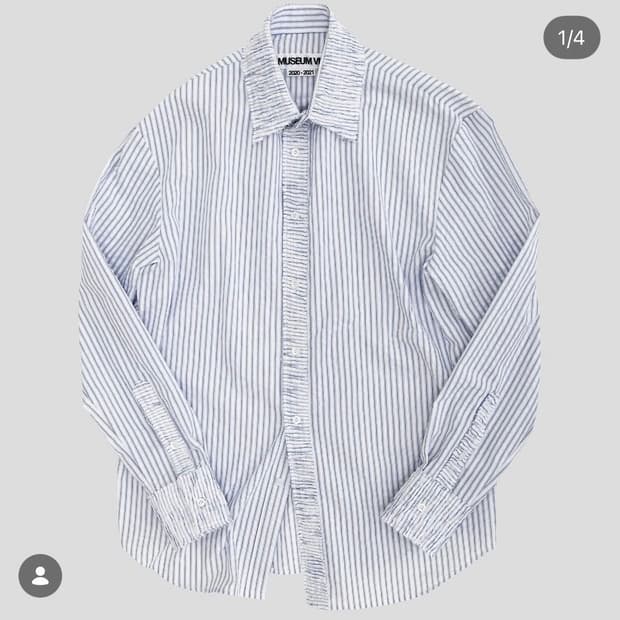 더뮤지엄비지터 아방가르드 셔츠 