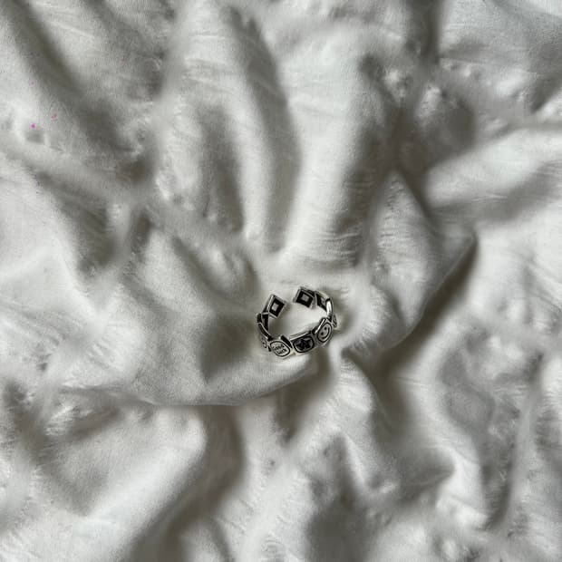 💫 굿럭 실버 반지