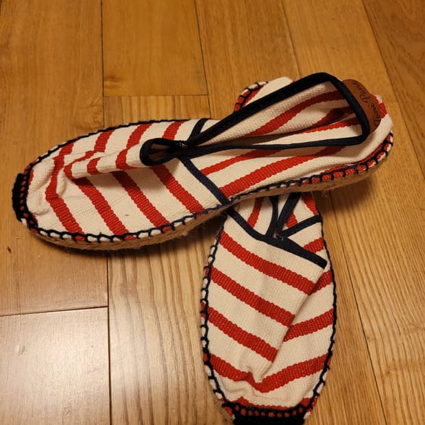 토니폰즈 에스파듀 캔버스 뮬 슬립온 35사이즈