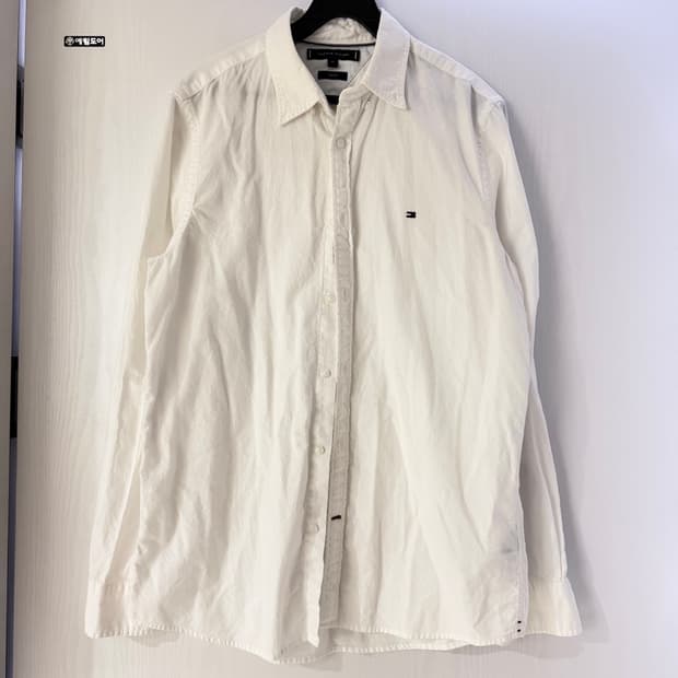 타미힐피거 화이트 셔츠