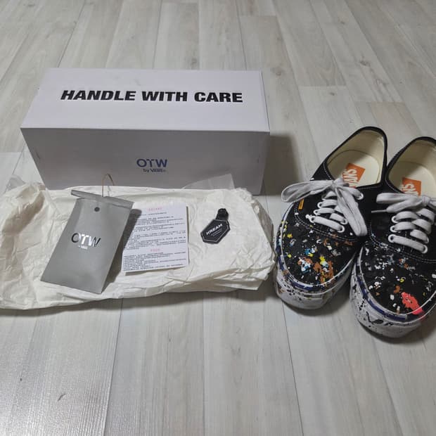 반스 x 갤러리 디파트먼트 OTW 어센틱 44 블랙 270