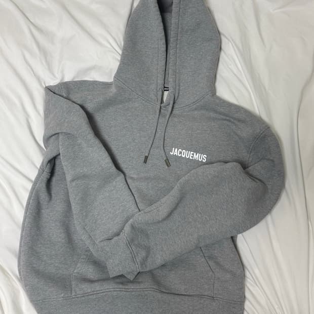 JACQUEMUS 자크뮈스 후드 그레이 L