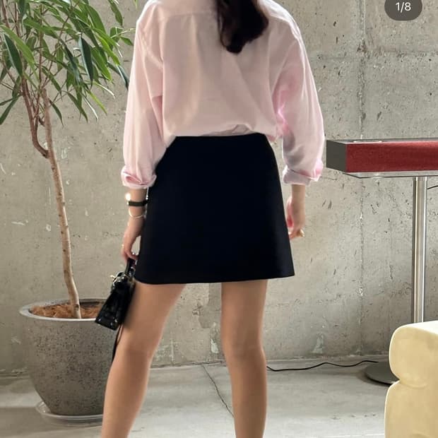 [새상품] 아뜰리에 드 쎄모먼 Lumi 스커트 36