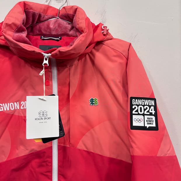 코오롱스포츠 2024 강원 유스올림픽 덕다운 패딩