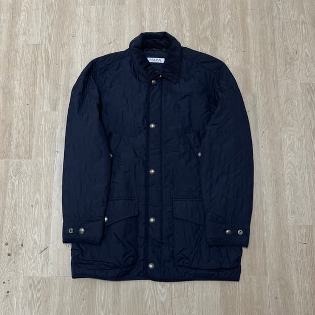 U.S. POLO ASSN. 코듀로이 퀼팅 자켓 M/95