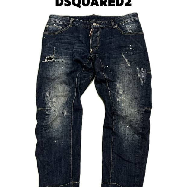 (50) 디스퀘어드2 불릿페인팅 타이디 바이커진