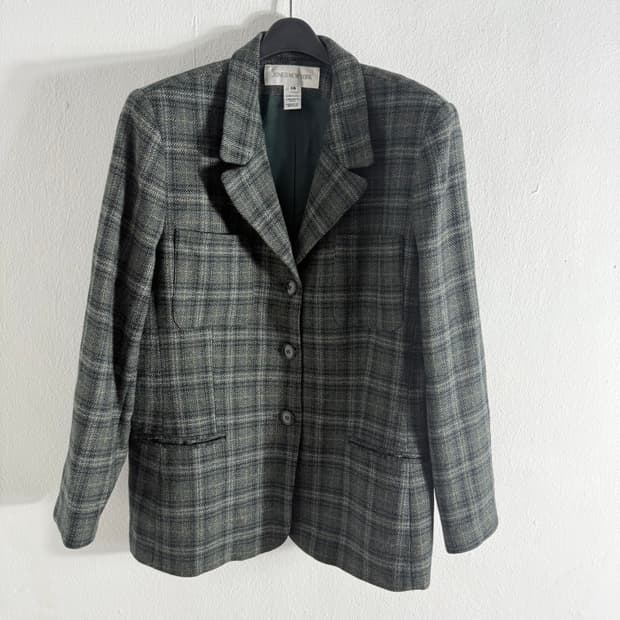 JONES NEW YORK  체크 블레이저 usa