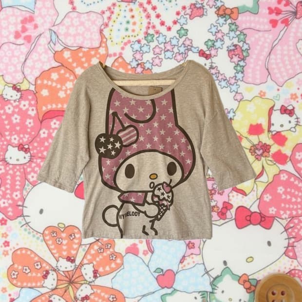 유니클로X산리오 마이멜로디 티셔츠