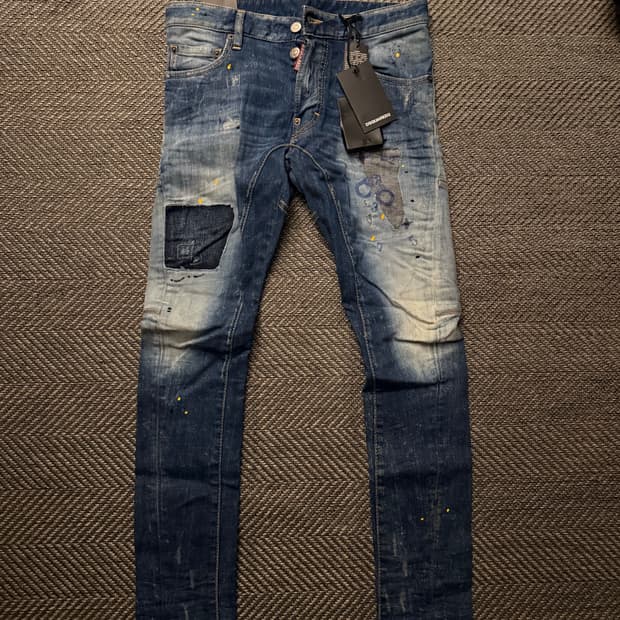 디스퀘어드 14ss 수갑 타이디 바이커진 44