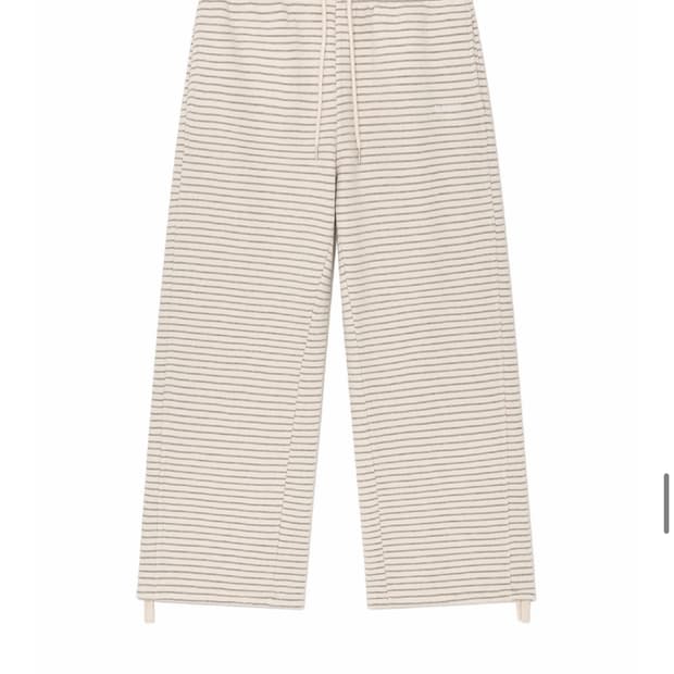 글로니 G DRAWSTRING SWEATPANTS 스트라이프