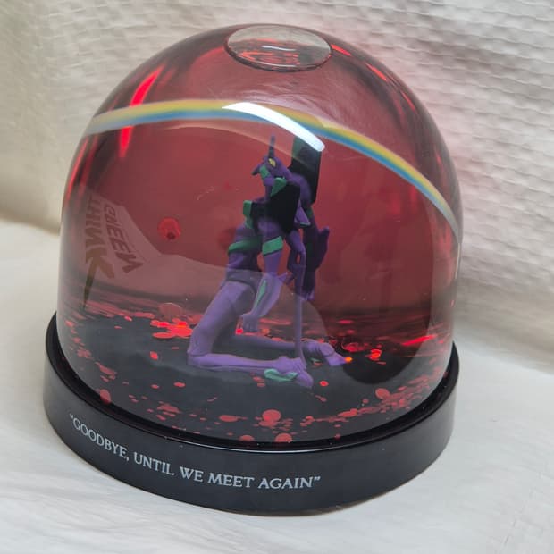 에반게리온 초호기 글리터 스노우돔