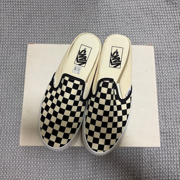 반스 체커보드 슬립온 뮬 255 새상품