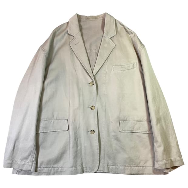 사드패턴 린넨 블레이저 자켓