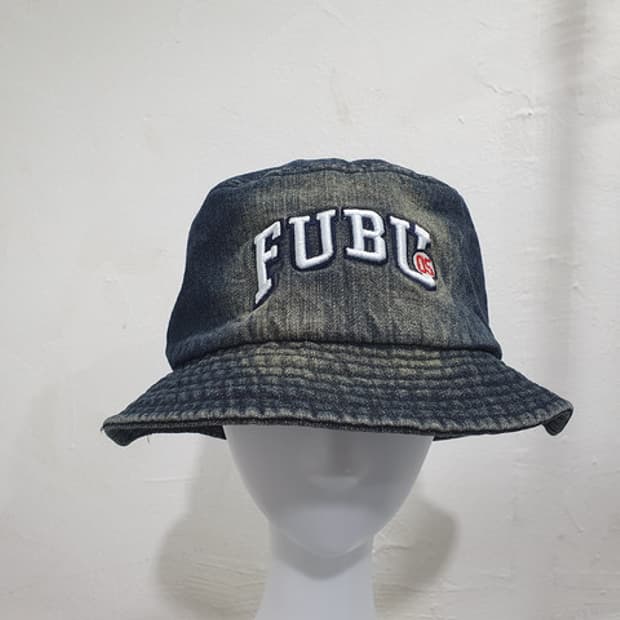 FUBU 데님 벙거지 버킷햇 S