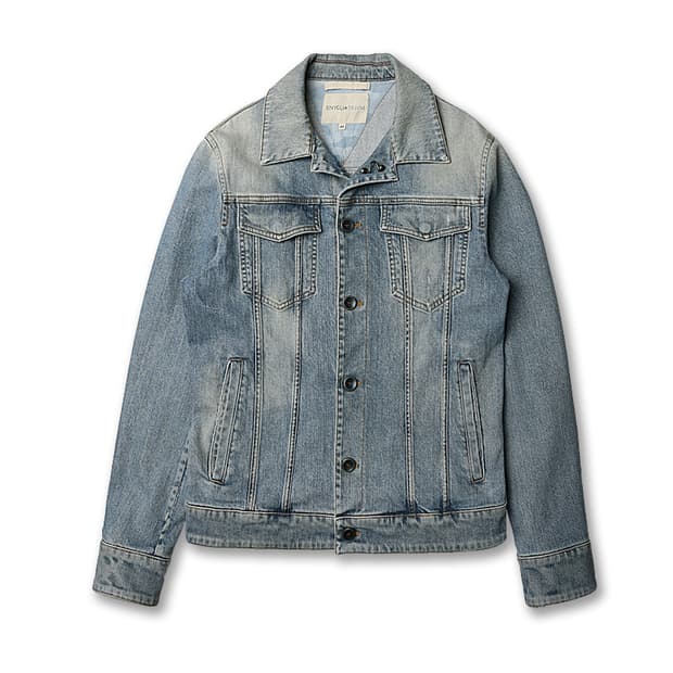 시빌리아 [Siviglia] 연청 이태리 코튼 데님 트러커 자켓 청자켓