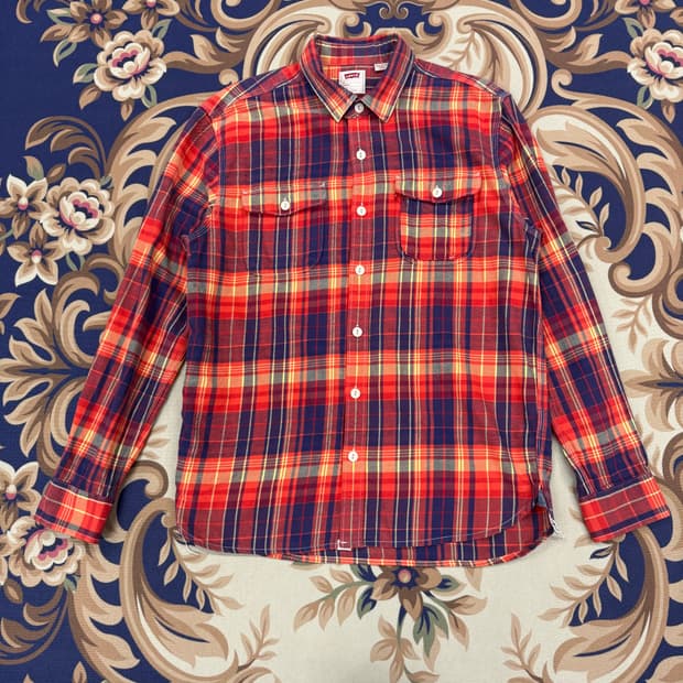 (M)리바이스 Levis 투포켓 웨스턴 체크셔츠