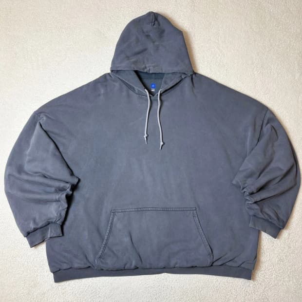 이지갭 YZY 헤비코튼 오버 솔리드 후드티 PN6568