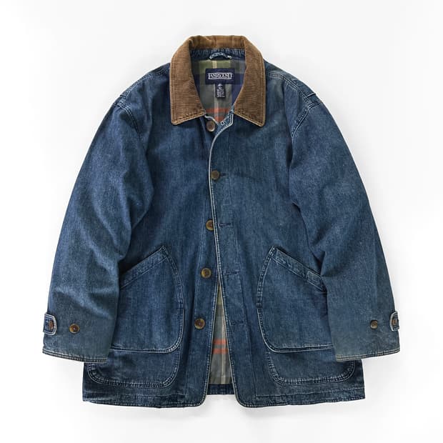 90s 빈티지 랜즈 엔드 데님 초어 자켓