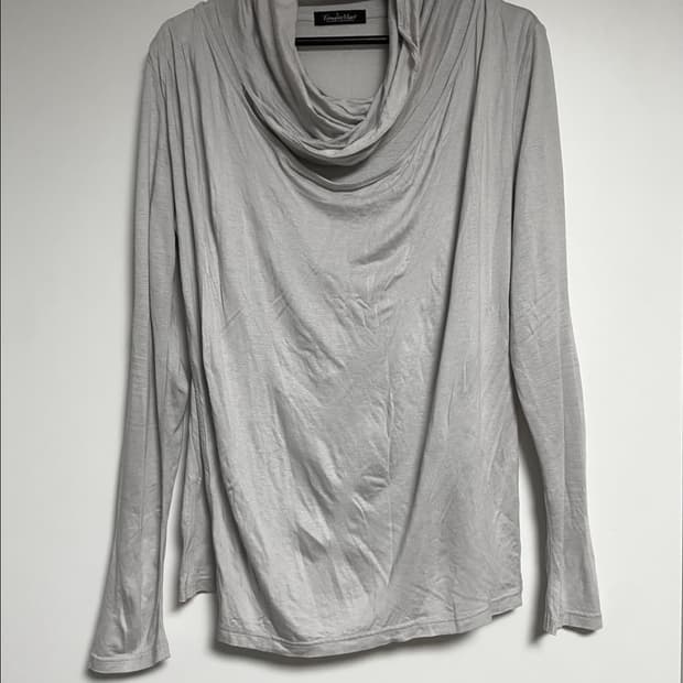 TORNADO MART draped layered long sleeve