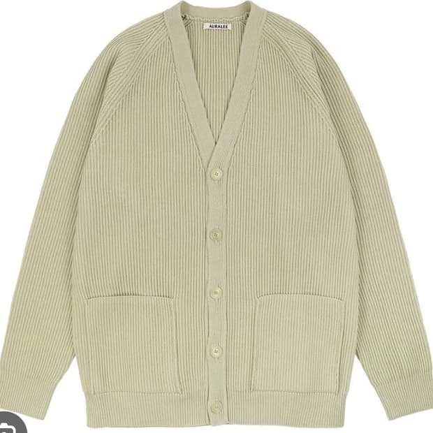 오라리 슈퍼 파인 울 립 가디건 4사이즈