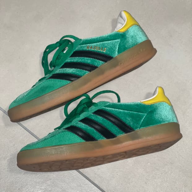 아디다스 가젤 사이즈 익스클루시브 그린옐로 스니커즈