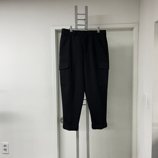 AMI 아미 카고 팬츠 블랙 38