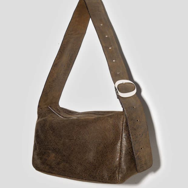 팔로마울 Paloma wool 스퀘어 티백 가방 os 브라운 