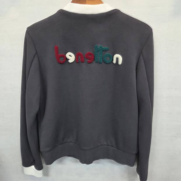 베네통 골프 부클와펜 라운딩 자켓 s 90