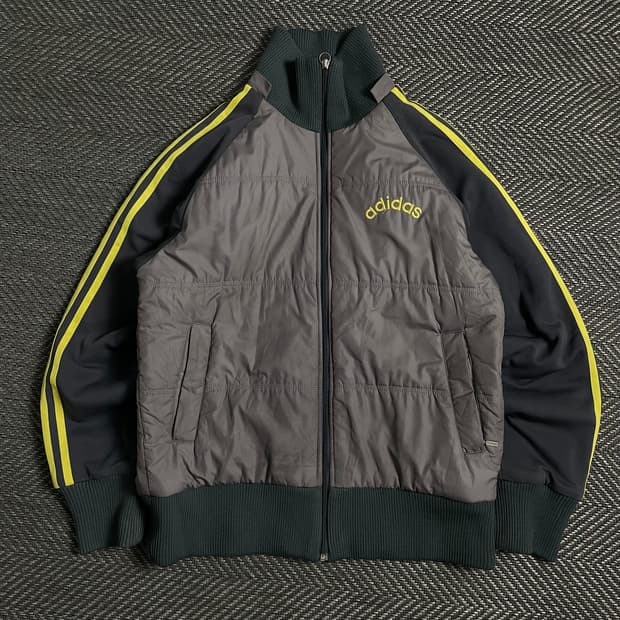 00s 아디다스 올드스쿨 트랙탑 패디드 점퍼 o 4913