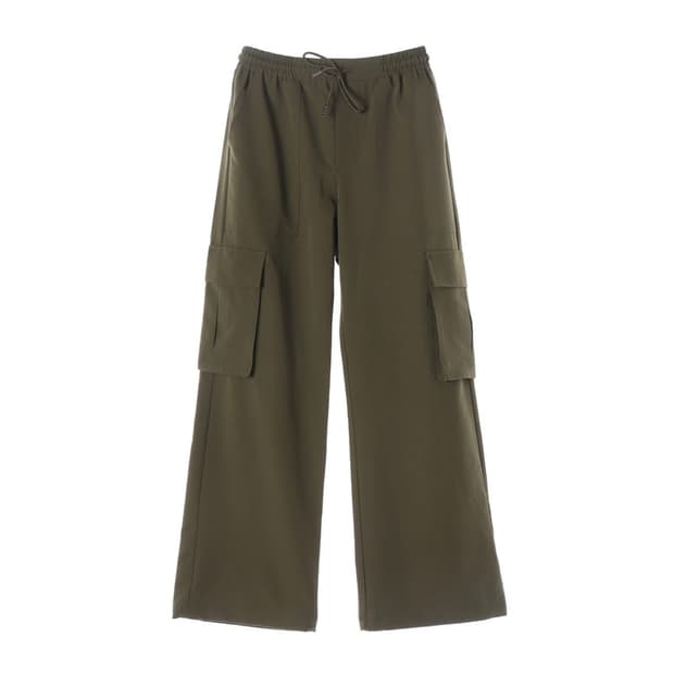 세븐셀라 카키 세미와이드 카고 팬츠 M