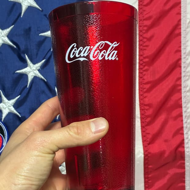 코카콜라컵 정품 세트/MADE IN U.S.A /6 EA
