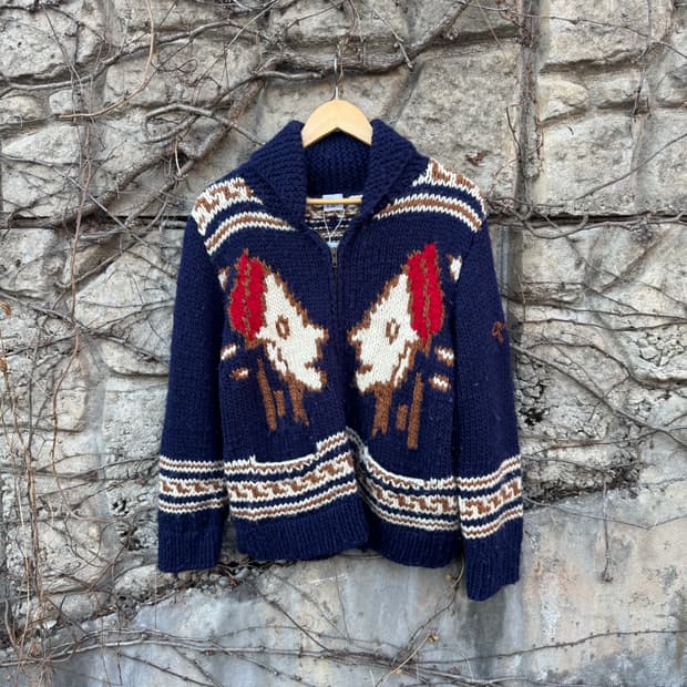 Gotcha japan 일본 빈티지 코위찬 스웨터 자켓