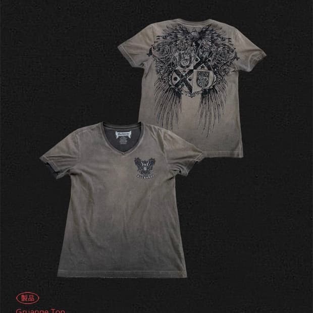 Y2k Gruange Top