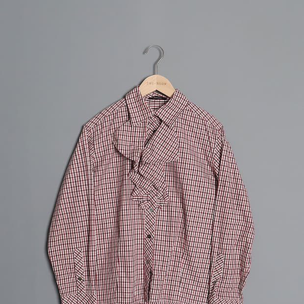 Aquascutum Frill Check Shirts