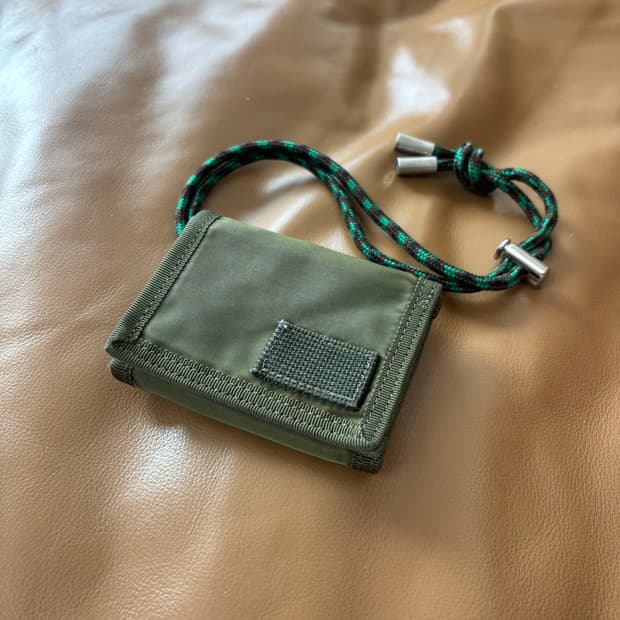 PORTER SACAI 포터 사카이 월렛 지갑 올리브 카키