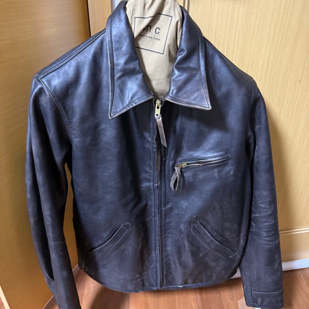 RRL 뉴스보이 레더 자켓 M사이즈 매장판 새상품