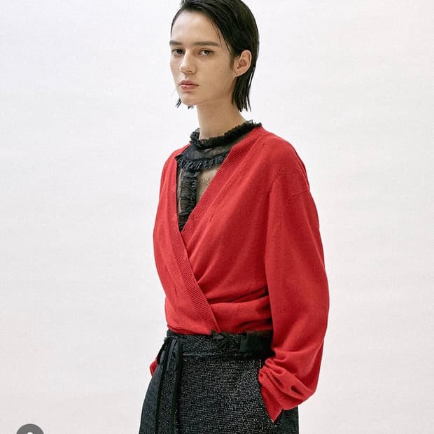 스탠드얼론 캐시미어 가디건