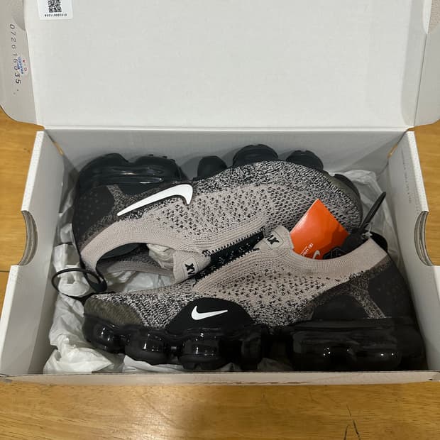 (W) 나이키 에어 베이퍼맥스 플라이니트 목 2 문 파티클 235