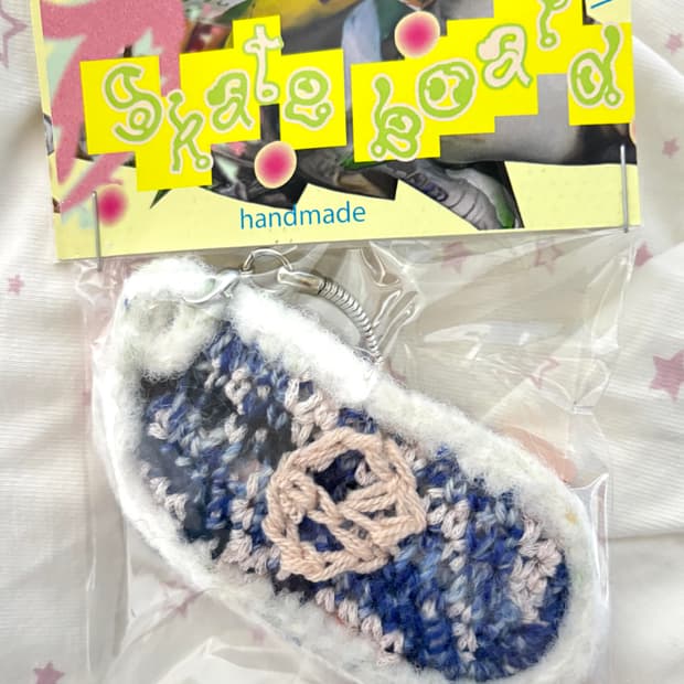 Handmade Skateboard keyring NO.10
