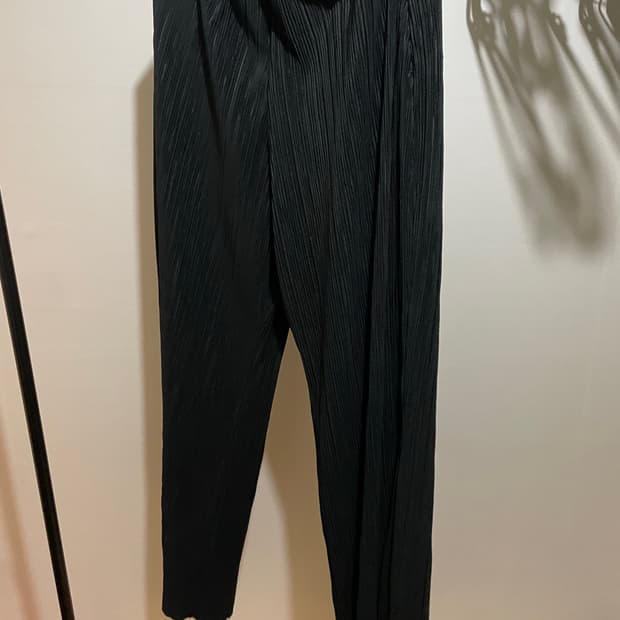 자라 와이드 플리츠 팬츠