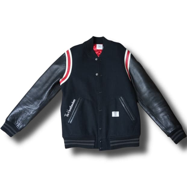 Bedwin 가죽 베이스볼 자켓