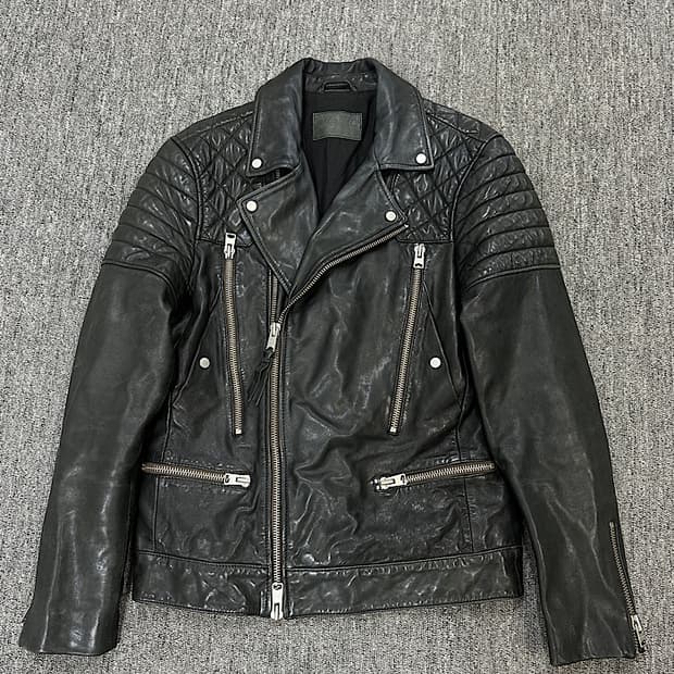 올세인츠 가죽 라이더자켓 